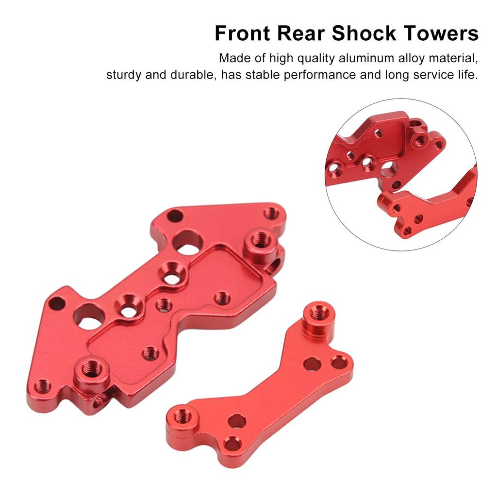Front Rear   Plates Aluminum Alloy Front Rear Shock Towers for HBX 1Celsius18 18859E 18858E 18857E SUV