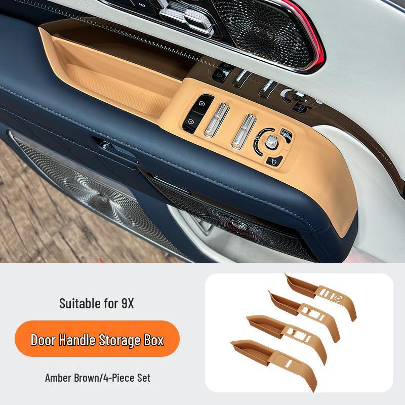 Zeekr 9X Car Door Handle Storage & Control Panel Silicone Accessories