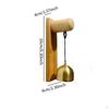 Door Opening Shopkeepers Bell Entering Wooden Wind Chime for Front Porch Store