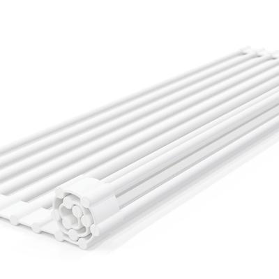 Geschirr Abtropfgestell Geschirr Abtropfgestell Breit Trockenkorb x Über dem Spülbecken Abtropfgestell, Weiß, Abtropfgestell, Antibakteriell, Kompakt, Rostbeständig, Silikon, Platzsparend, Teller,