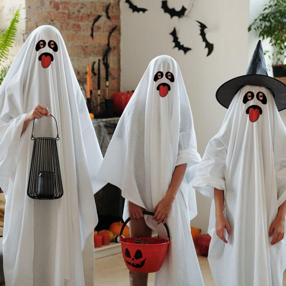 Cosplay Geister Poncho Robe Gruseliges Geister Cosplay Kostüm Halloween Umhang Kapuze Bühnenauftritt