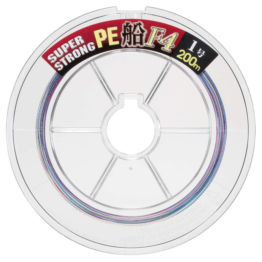 Toray Super Strong PE Boat Line F4 200m 5kg 4 strands 5 colors #1