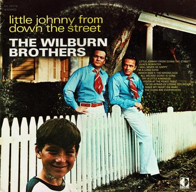 LP Record WILBURN BROTHERS - Little Johnny From Down The Street DL75173 Decca 1970 US Pop Used