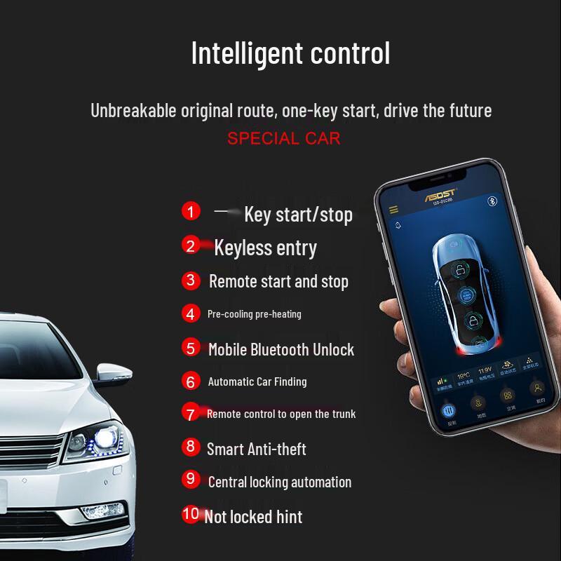 

Yongba Commercial Vehicle Keyless Entry & One-Button Start System