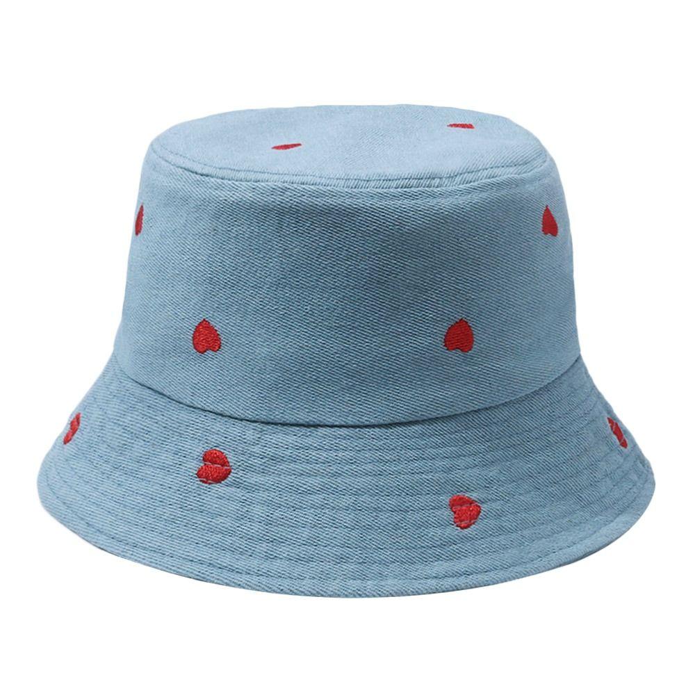 Bob en denim pliable chapeau de plage chapeau Panama d'été pour femmes