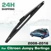 Rear Windshield Wipers Blades,Premium All-Season Wiper Blades Replacement For Citroen Jumpy Berlingo 2008-2016