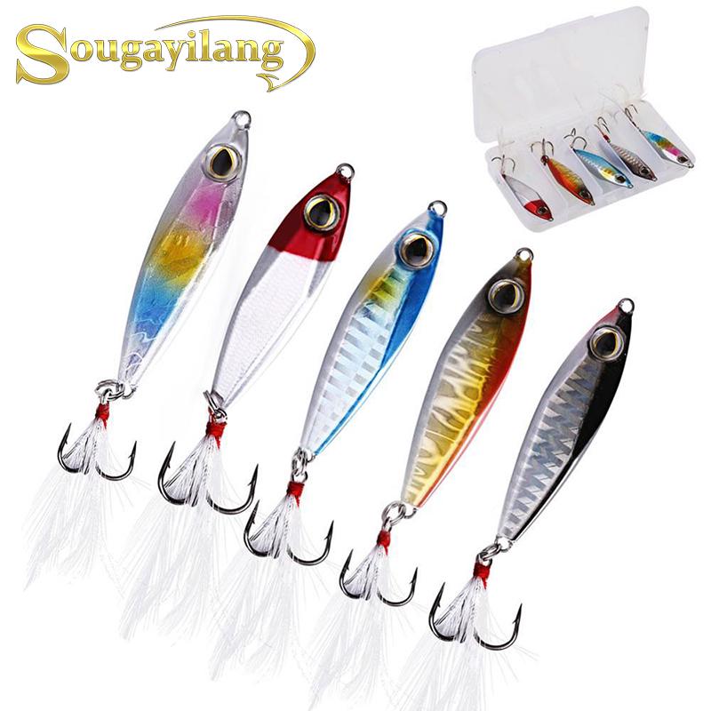 Spinners & Spinnerbaits 30pcs Fishing Spinner Baits Spoon Lures