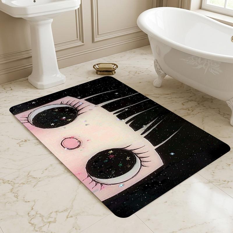 Galaxy Eyes Living Room Nonslip Area Rug Soft Carpet For Bedroom Game Playroom Sofa Office Home Decor Doormat Christmas Gift C929317
