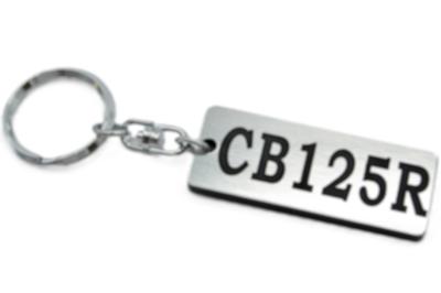 CB125R Double Ring Acrylic Original Keychain for Exterior Custom Accessories A-640-2 Silver/Black - Muffler, Handlebars, Parts, Mirrors, Parts,