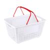 Shopping Basket Supermarket Organizer Multipurpose Ergonomic Storage Basket for Vegetables Garage Bedroom Closet Basement