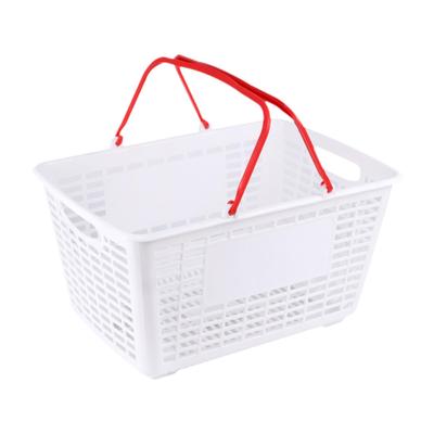 Shopping Basket Supermarket Organizer Multipurpose Ergonomic Storage Basket for Vegetables Garage Bedroom Closet Basement