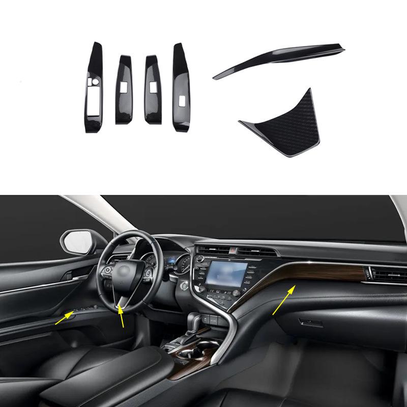 18-21 Camry Interior Protection and Window Switch Decor
