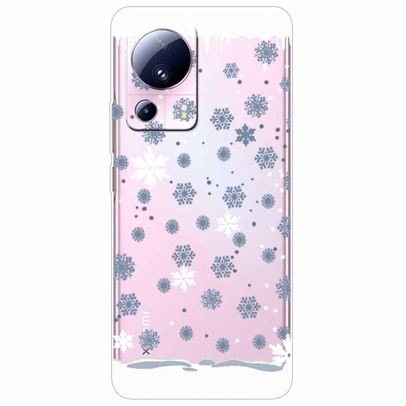 For Xiaomi 13 Lite 5G Case 13Lite Clear TPU Soft Lovely Cats Silicone Print Cover for Xiaomi Mi 13 Lite Transparent Xiaomi13Lite