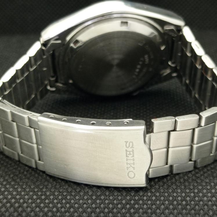 USED VINTAGE SEIKO 5 AUTOMATIC 7009A JAPAN MENS D/D BLACK WATCH 621c-a415321-2 SKU621c-a415321