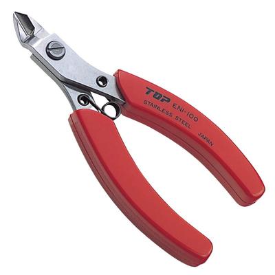 TOP Electro Cuts Copper Made In Japan Nippers, 1.2mm Diameter, Wire, Spring-Loaded, ENI-110, Tsubame-Sanjo,