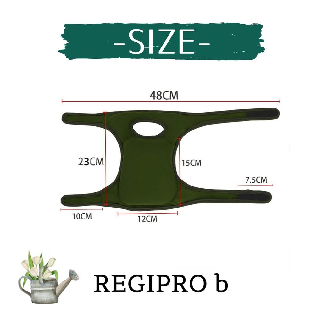RegiProb Gardening Pads for One Size Fits Black Knee-Friendly Work, 2-Pack, All,
