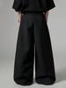 Men's Loose Fit Solid Color Pleated Pants with Pockets – Cross-Border European and American Style