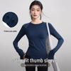 Women's Seamless Quick-Dry Long Sleeve Yoga & Training Top