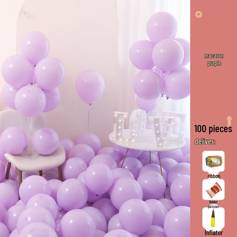 Pink Macaron Balloons: Non-Toxic Birthday Decor for Kids' Parties