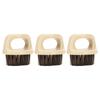 3Pcs Shaving Brush Ring Handle Men Beard Soft Bristle Burr Free Comb Styling Cleaning Tool for Hair Salon