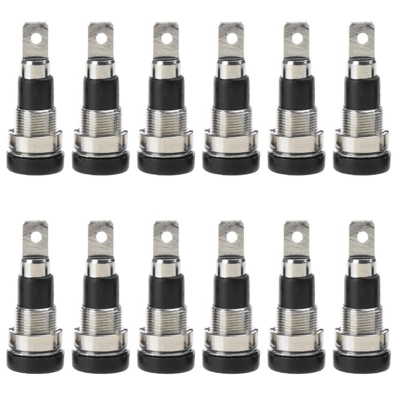 

4mm Banana Jack Socket Female Adapter Panel Mount Binding Post M4x28 for Satellites Center Speakers to AVreceivers