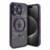 Etui do iphone 11 pro max magsafe obudowa wzmacniana fioletowy case + szkło