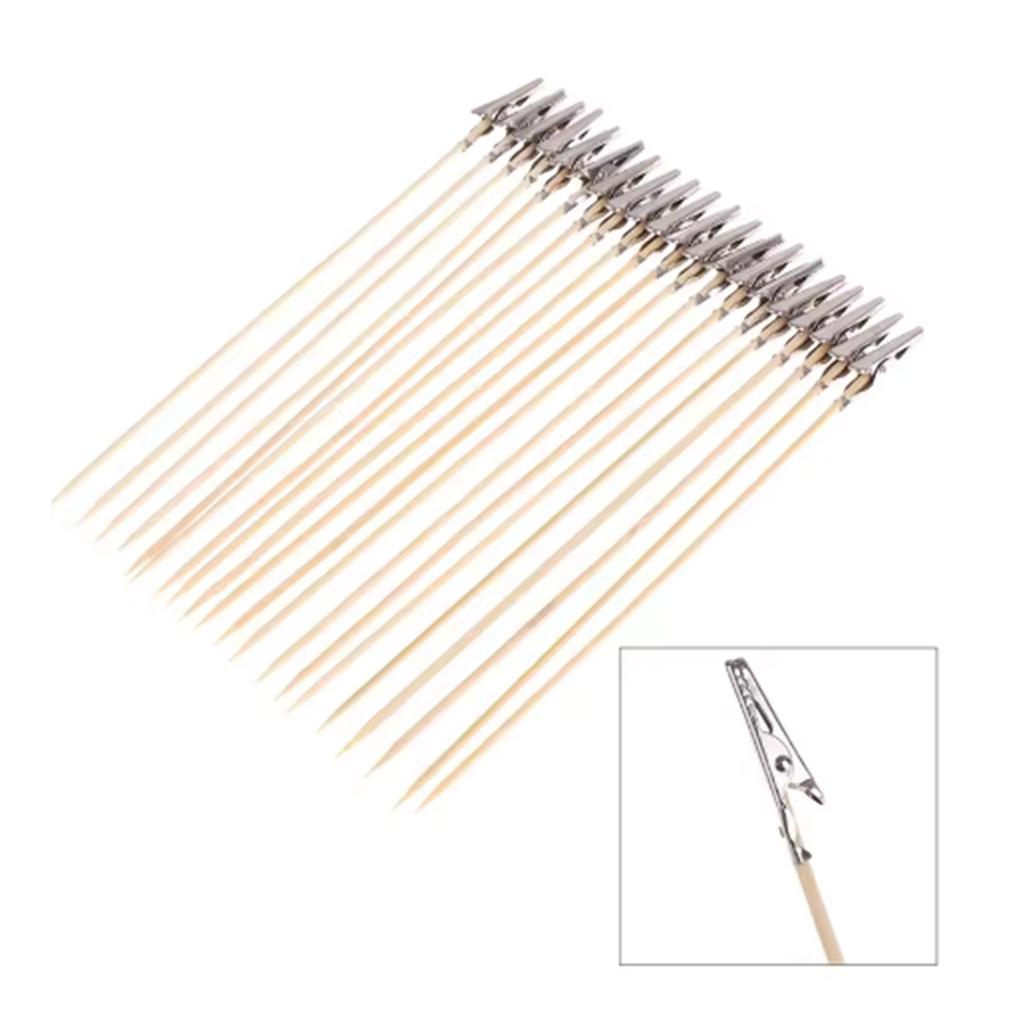 Set di Strumenti per Pittura Modelli 20 Pezzi Pinze a Coccodrillo Metalliche e Base Robusta per Aerografo Modelli Artigianato Pezzi