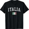 Italy T-Shirt Vintage Italia Sports Design Italian Flag Tee T-Shirt