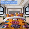 Lively Digital Print Pattern Bedding,Quilt Set Quilt Cover Pillowcase Home Birthday Gift (1*duvet Cover+2*pillowcase,without core)ZSJT0917225