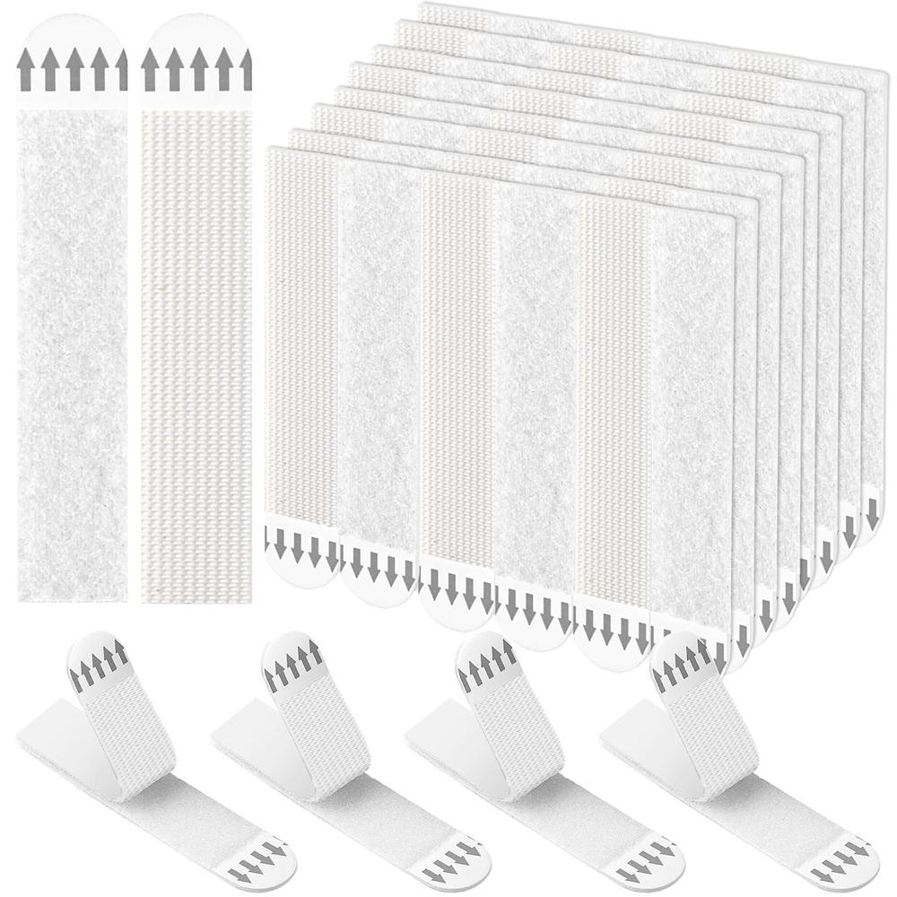 48PC Picture Hanging Strips L Size Image Hanger Adhesive No Nails No Damage Supplementary Adhesive Poster Frame Installation