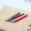 5Pcs Miniature Colored Pens Mini Pencils School Supplies For Dollhouse Kids Pretend Play Toy Accessories