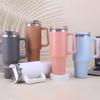 40oz Stainless Steel Insulated Water Bottle With Handle Drinking Cups Keeps Cold Tumbler With Lid Straw Mug for Summer Outdoor