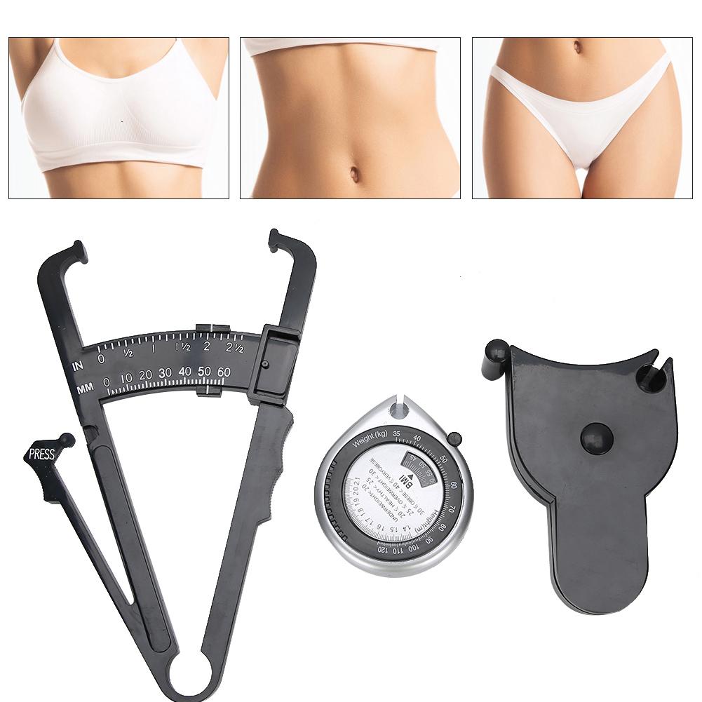 Body Fat Tester Retractable Waist Measuring Tape BMI Measuring Tool Weight Loss Caliper