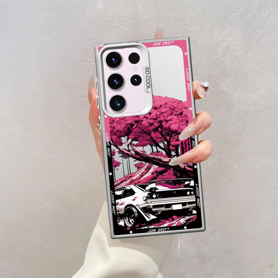Case for Samsung Galaxy S22 Ultra S20 FE S24Ultra S25Plus S25 S21 S24 FE Note 20 Ultra S23 Soft Cover Japanese JDM Drift Car