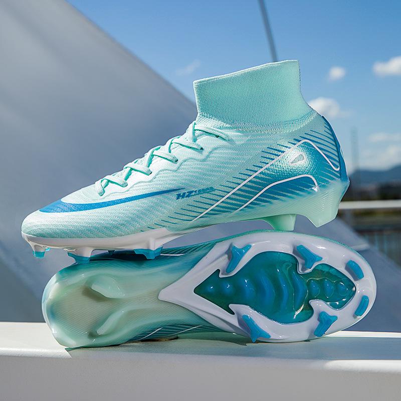 New Assassin 16 High-Top Students, Teenagers, Men And Women Professional Training Shoes, Non-Slip Spikes, Broken Nails, Football Shoes