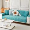 Four Seasons Universal High-grade Cushion Simple Solid Color 2023 New Sofa Cover Cover Towel Plush Sofa Cushion Non-slip