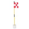 Golf Pin Flag Lochbecher Set für Mini Putting Green Flaggenstock Hof Übungszubehör Tragbar 2