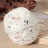 50g Big Sequins, Mohair Wool, Super Soft Yarn, Hat, Sweater, Scarf, Hand Woven DIY Shawl, Wand, Needle DIY Knitting&Crocheting
