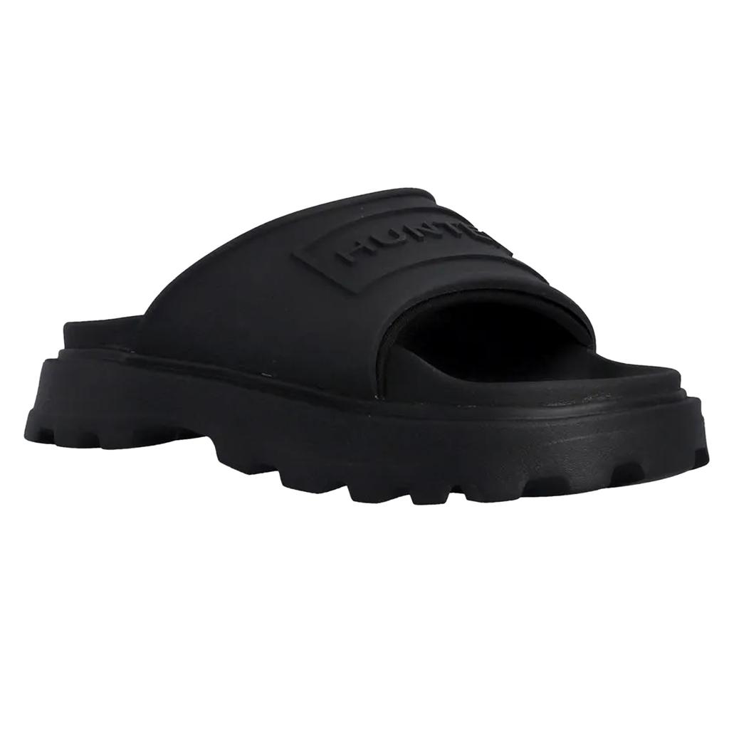 Hunter Unisex Adult Stacked Molded Footbed Sliders