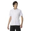Training Polo Short Size S Men's Quick-Dry Shirt, Sleeve, Moisture-Wicking, Quick-Drying, White, (32MAB081)