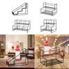 Coffee Syrup Rack Coffee Bar Accessories Easy to Clean Easy to Install Drink Bottle Holder Bar Organizer Kitchen Storage Rack