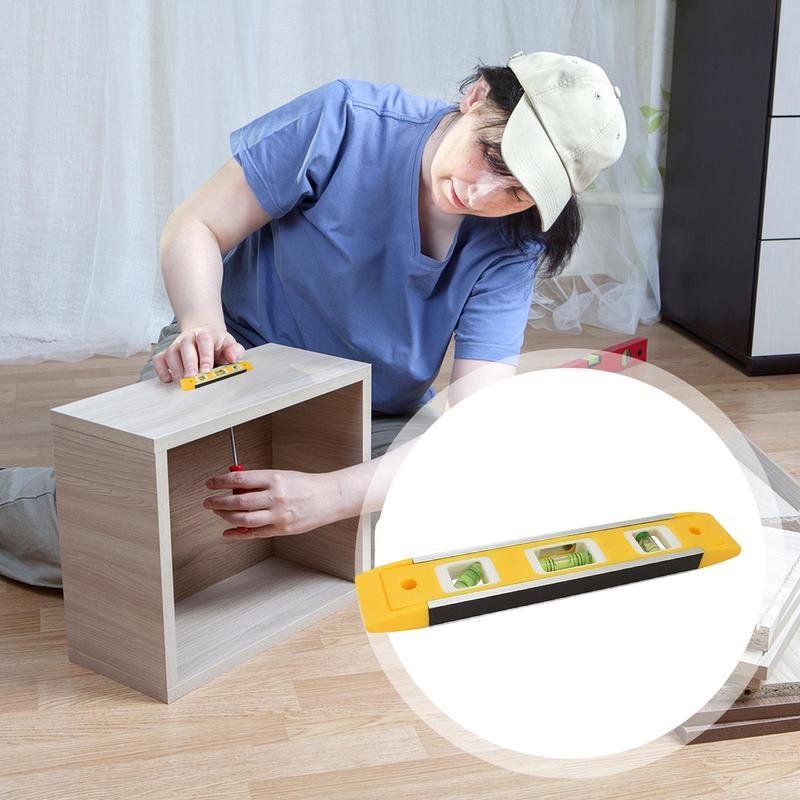 Leveler Tool Magnetic Ceiling Leveling System Vertical Horizontal Balanced Ruler Portable For Home Plumbing Floor Tile Cabinetry