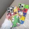Keroro Frog Cool Gunsou Sergeant Phone Case For IPhone 17 16 15 14 13 12 11 Pro MAX Matte Shockproof Back Anti Fall Matte Cover