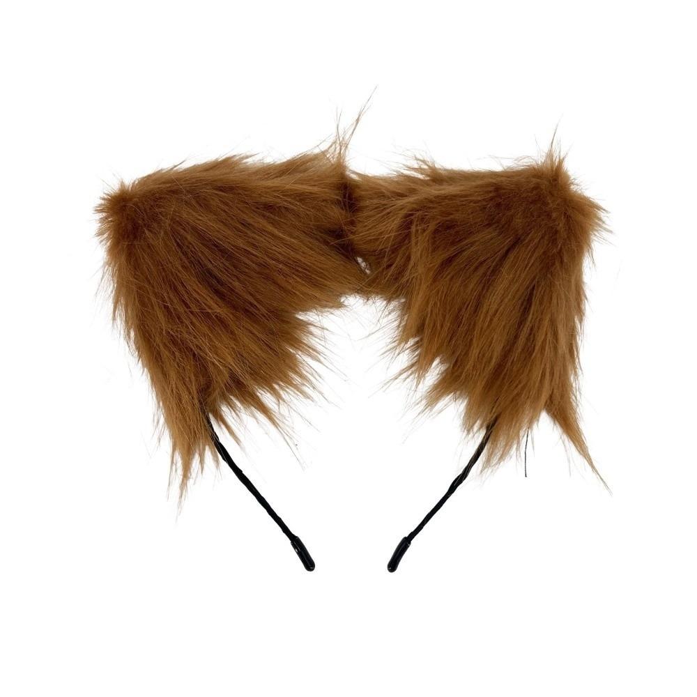 Artificial Gothic Headband Furry Cosplay Headband Artificial Cosplay Lolita Ears Headwear Photo