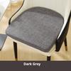 Seat Dining Chair Cushion Imitation Cotton and Linen Four Seasons Long Sitting Fart Cushion Restaurant Chair Cushion