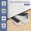 Door Stop Wedges Adjustable Versatile Rubber Door Stopper Wedges Solid Spring Door Stoppers Protective Stainless Steel Doorstop