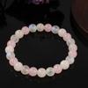 Festive Gifts Rose Quartz Labradorite Beaded Bracelet Soft Shiny Fashion Jewelry For Women Daily Wear Gift