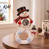 Holiday Landscape Lighting Decorative Outdoor Stake Light for Garden Path, Indoor Snowman Projector Lamp, Christmas Party Atmosphere Lamp Waterproof