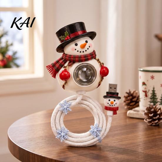 Holiday Landscape Lighting Decorative Outdoor Stake Light for Garden Path, Indoor Snowman Projector Lamp, Christmas Party Atmosphere Lamp Waterproof