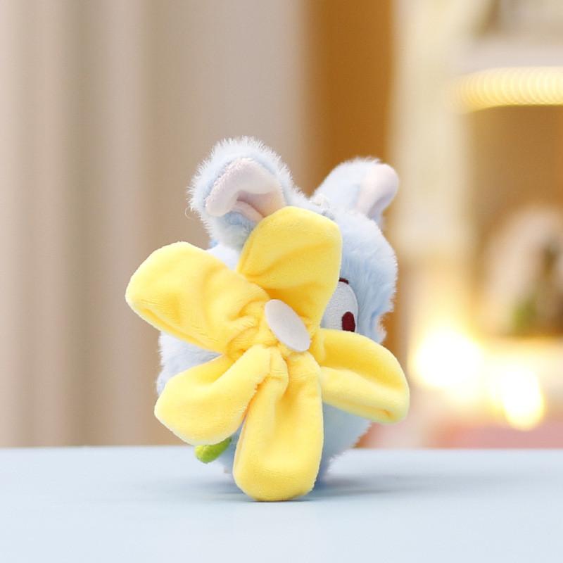 The Stitch Lilo Series Flower Keychain Cute Girl Backpack Hanging Doll Plush